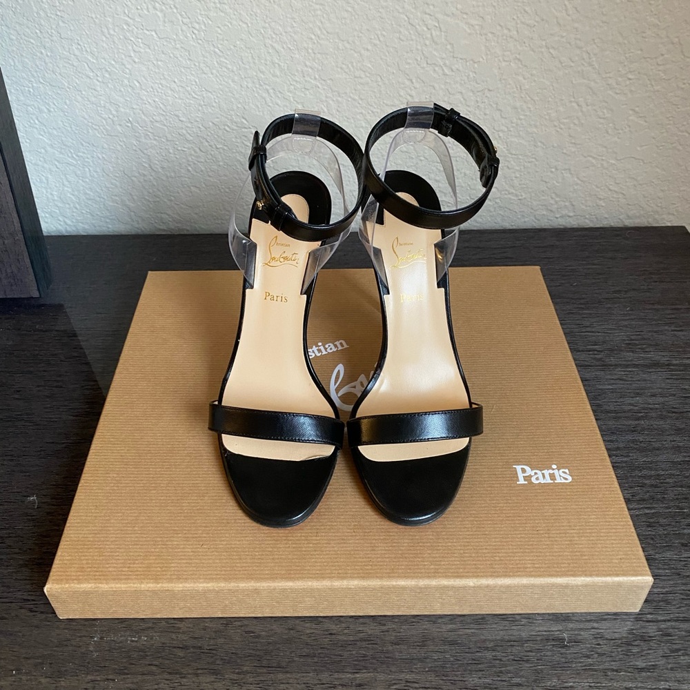 Christin Louboutin Jonatina 100 Napa Shiny/PVC size 36